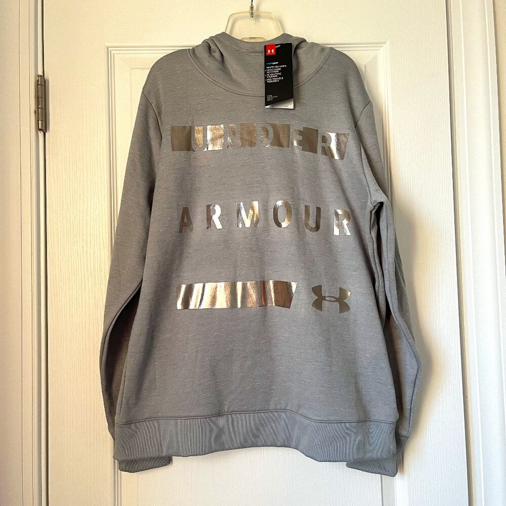New Women's Under Armour Loose Cold Gear Gray Size M